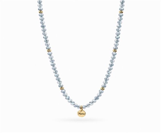 Collana Manu Bracelets and More Donna Lumina in Acciaio Cristallo KR12G-GL - KR12G-GL